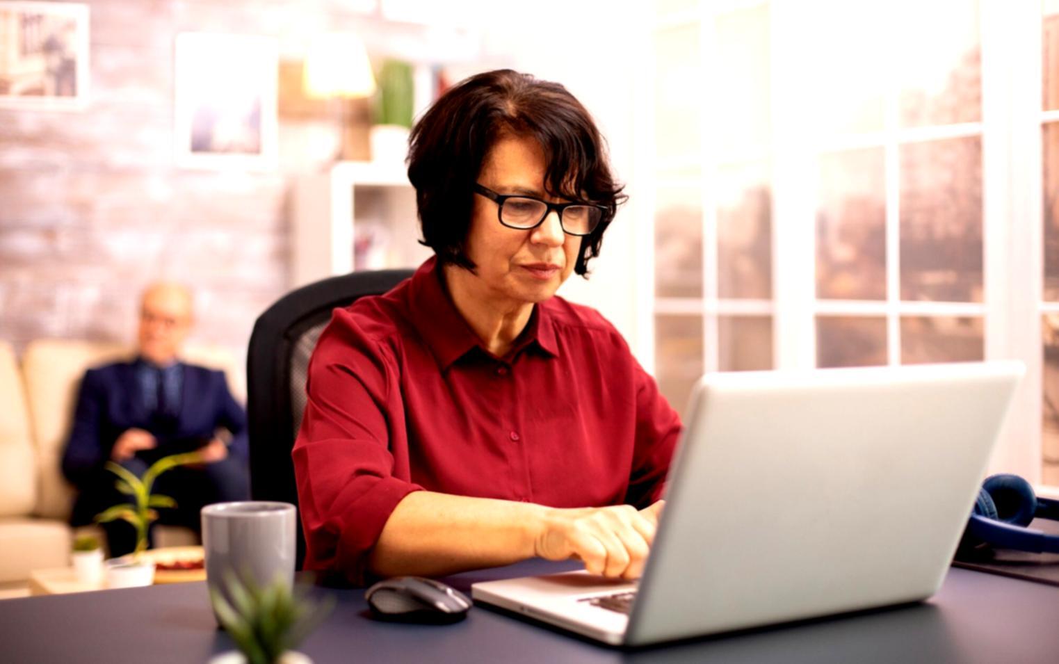 Financial planning workspace with charts and notes